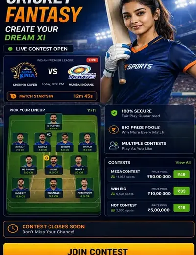 Hero11 (hero11) fantasy cricket & matchday visual 3